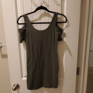 Green Forever 21 bodycon dress